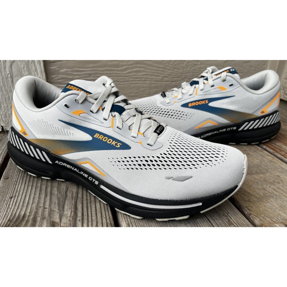 Brooks Adrenaline GTS 23 GTX Men’s 12.5 Running Shoes Gore-Tex Superfeet Insoles